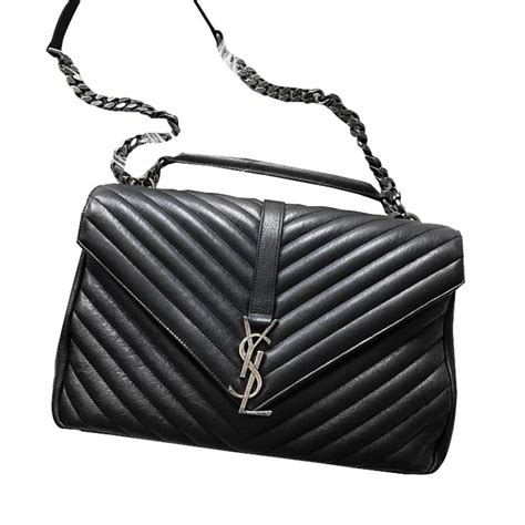 sac a main noir yves saint laurent